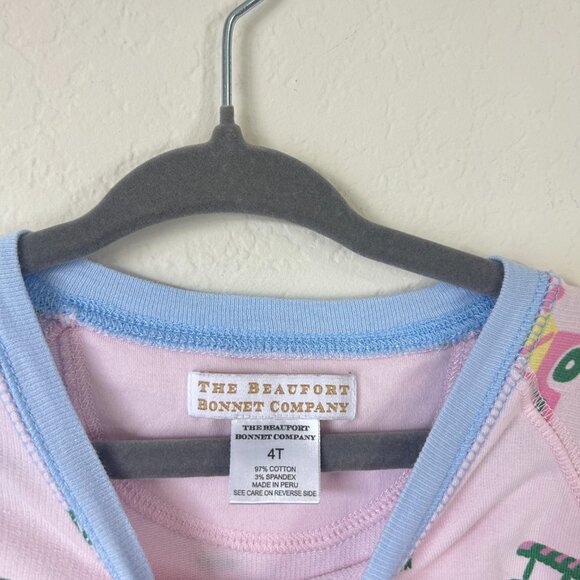 Beaufort Bonnet Company Top Todller Girls 4T Pink Cassidy Comfy Crewneck Spring - Picture 7 of 7